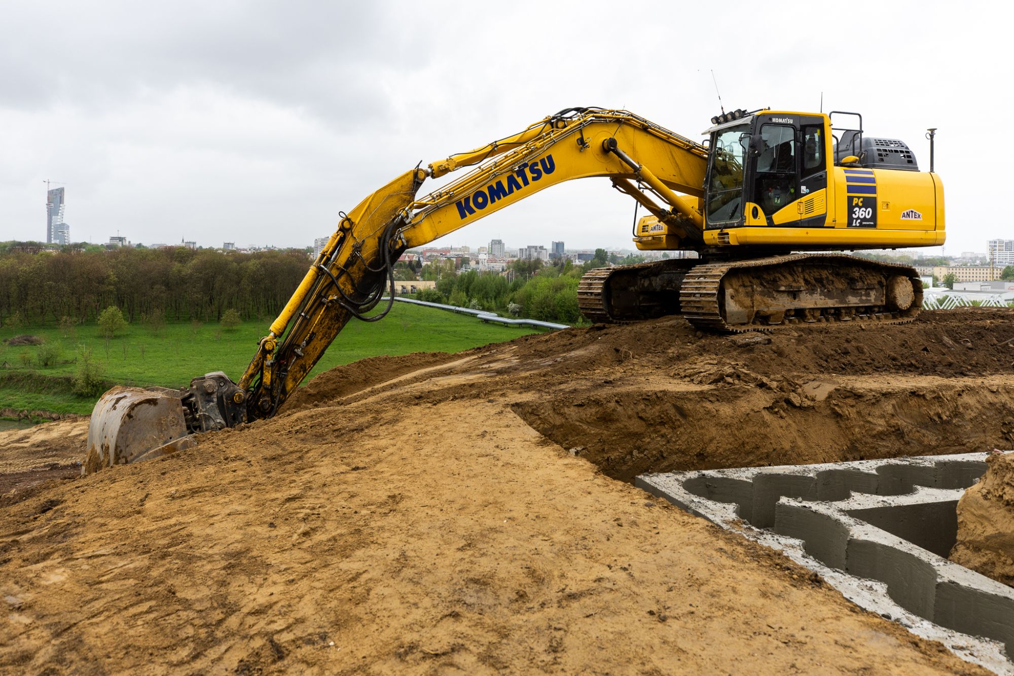 zdjęcie z terenu budowy, fot. Grzegorz Bukała, Urzą Miasta Rzeszowa